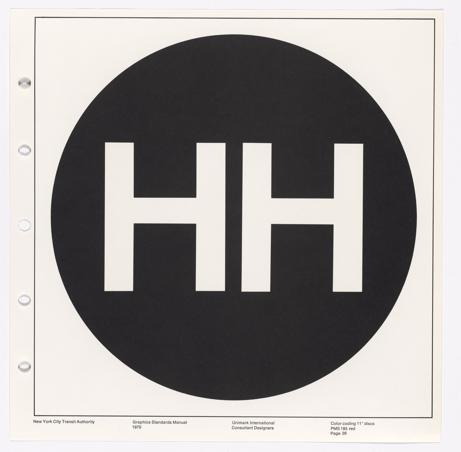 Massimo Vignelli, Bob Noorda, Unimark International Corporation, New York. New York City Transit Authority Graphics Standards Manual. 1966-70