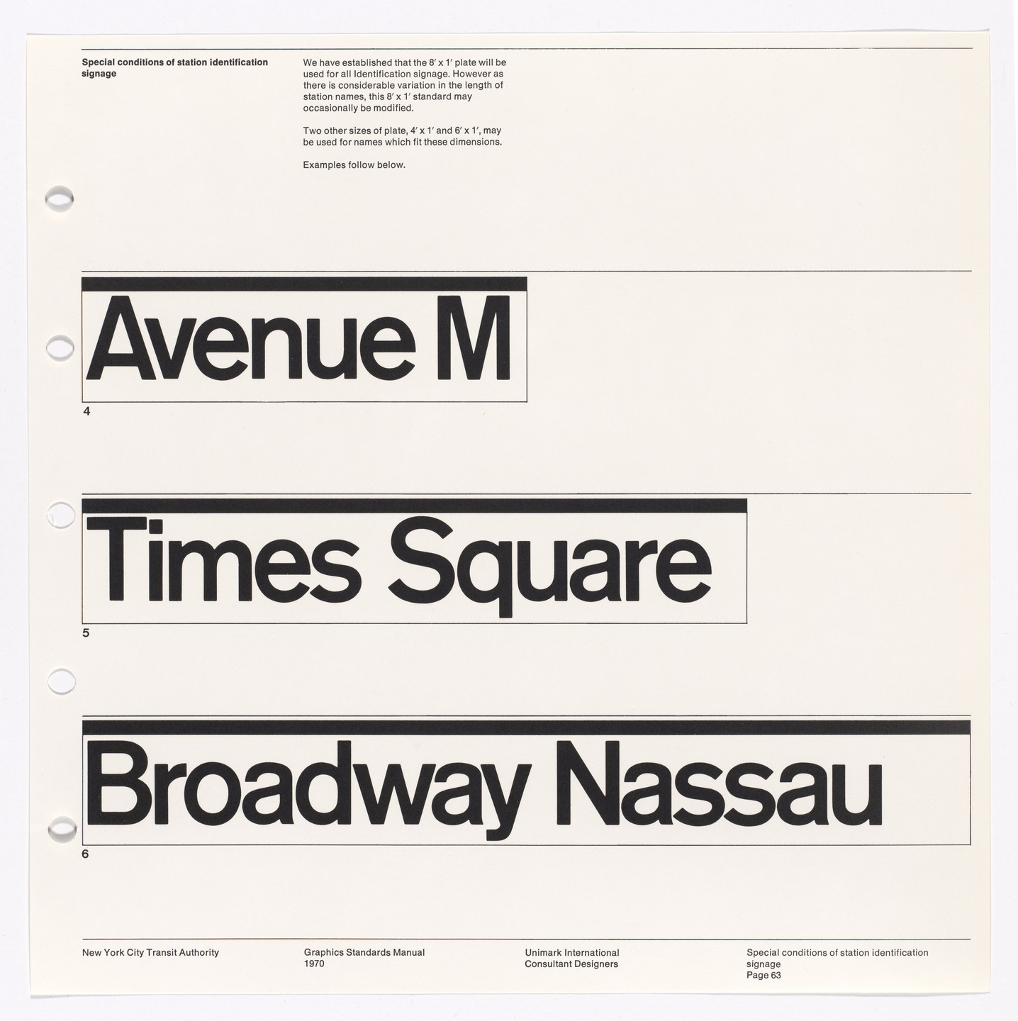 Massimo Vignelli, Bob Noorda, Unimark International Corporation, New York. New York City Transit Authority Graphics Standards Manual. 1966-70