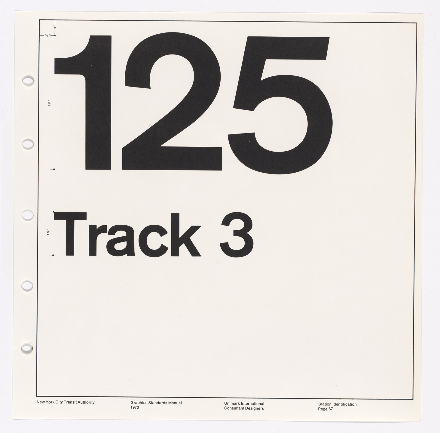 Massimo Vignelli, Bob Noorda, Unimark International Corporation, New York. New York City Transit Authority Graphics Standards Manual. 1966-70