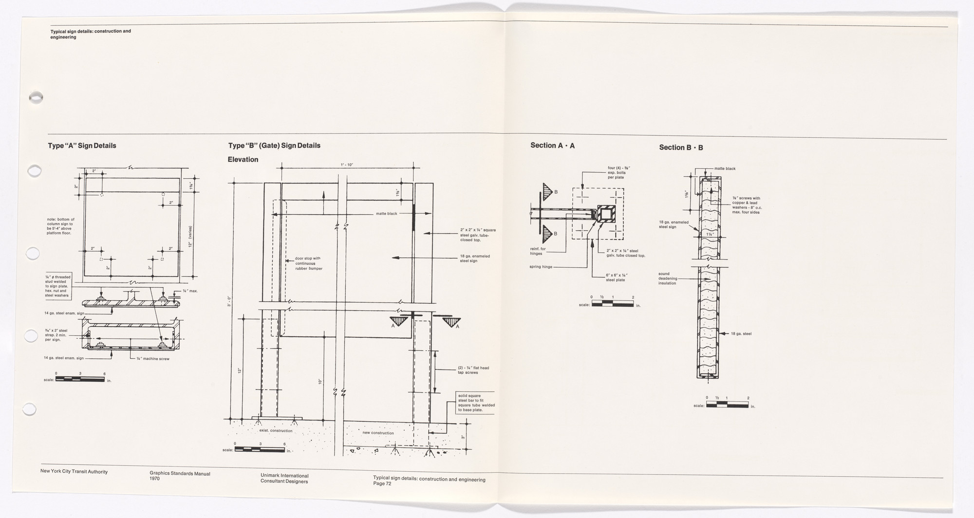 Massimo Vignelli, Bob Noorda, Unimark International Corporation, New York. New York City Transit Authority Graphics Standards Manual. 1966-70