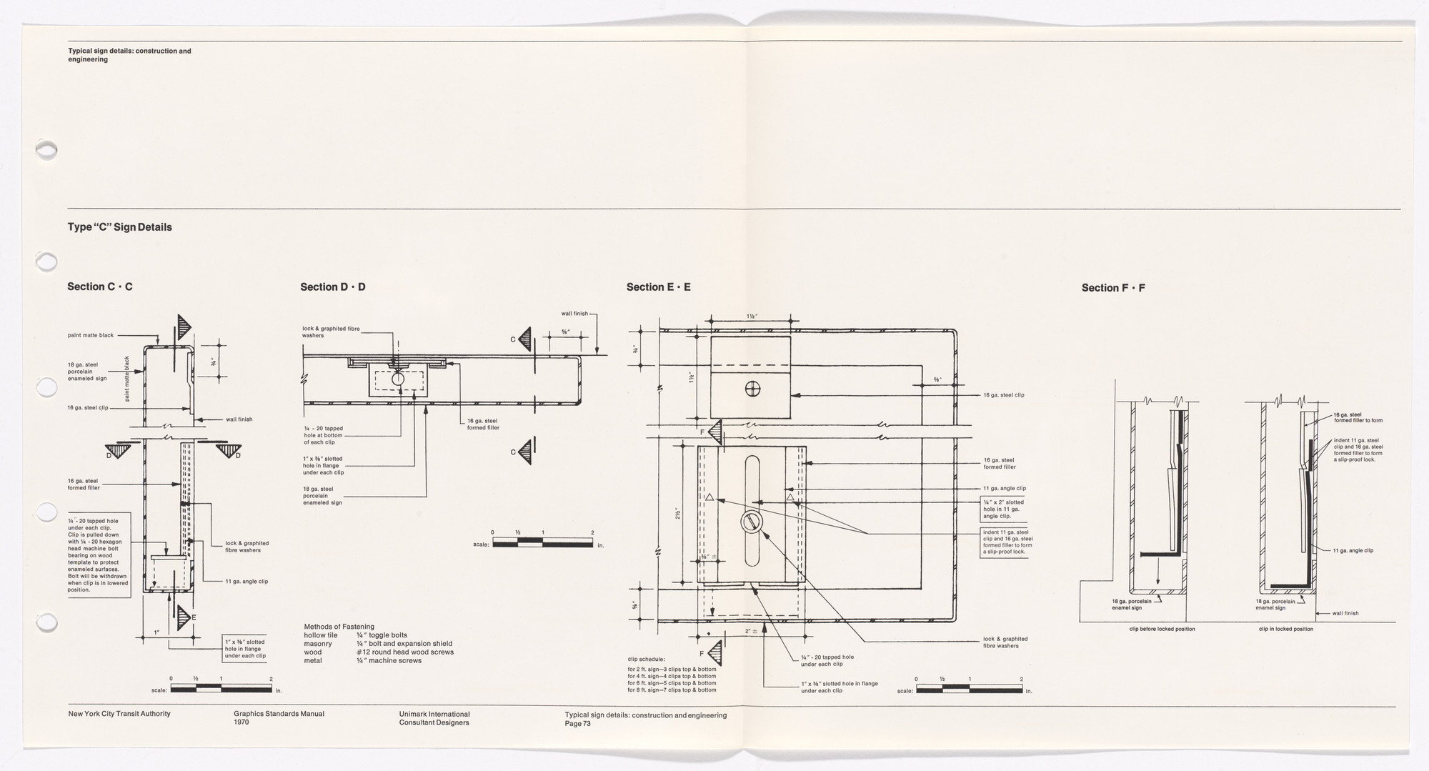 Massimo Vignelli, Bob Noorda, Unimark International Corporation, New York. New York City Transit Authority Graphics Standards Manual. 1966-70