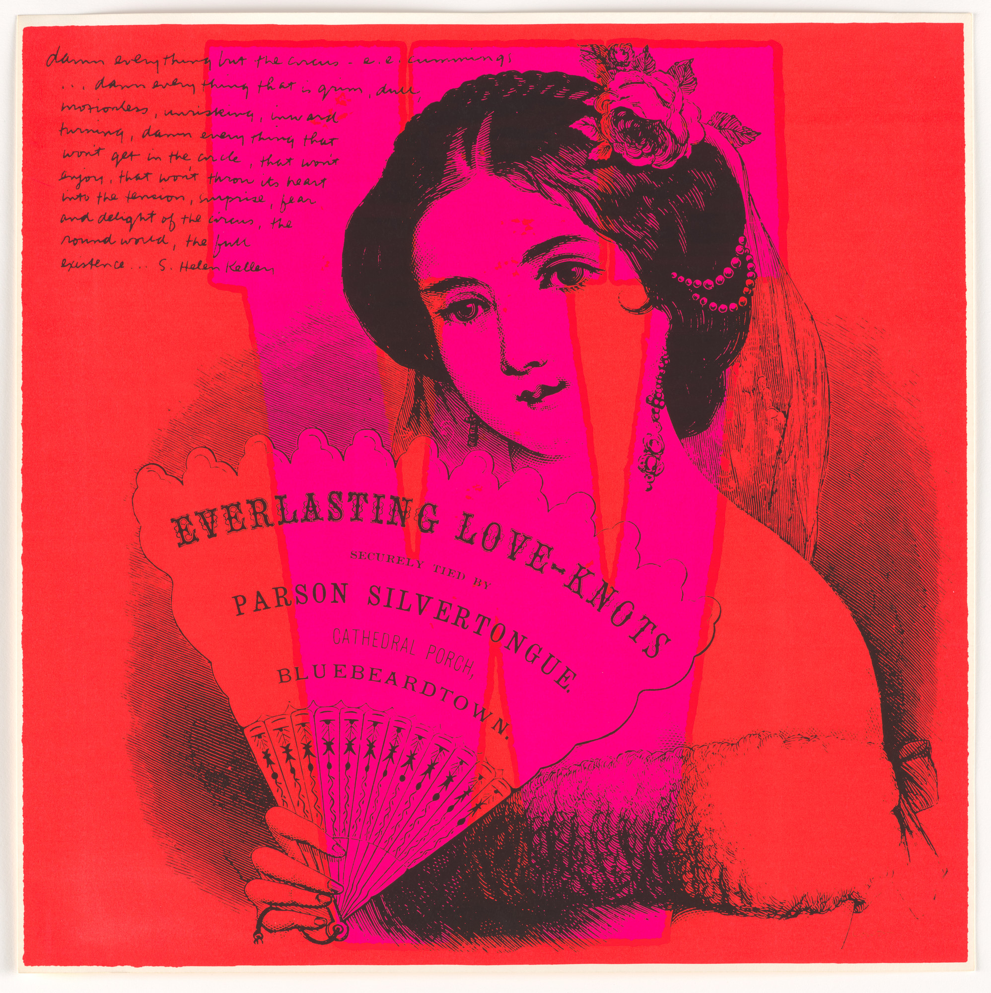 Corita Kent (Sister Mary Corita). W what every woman knows from