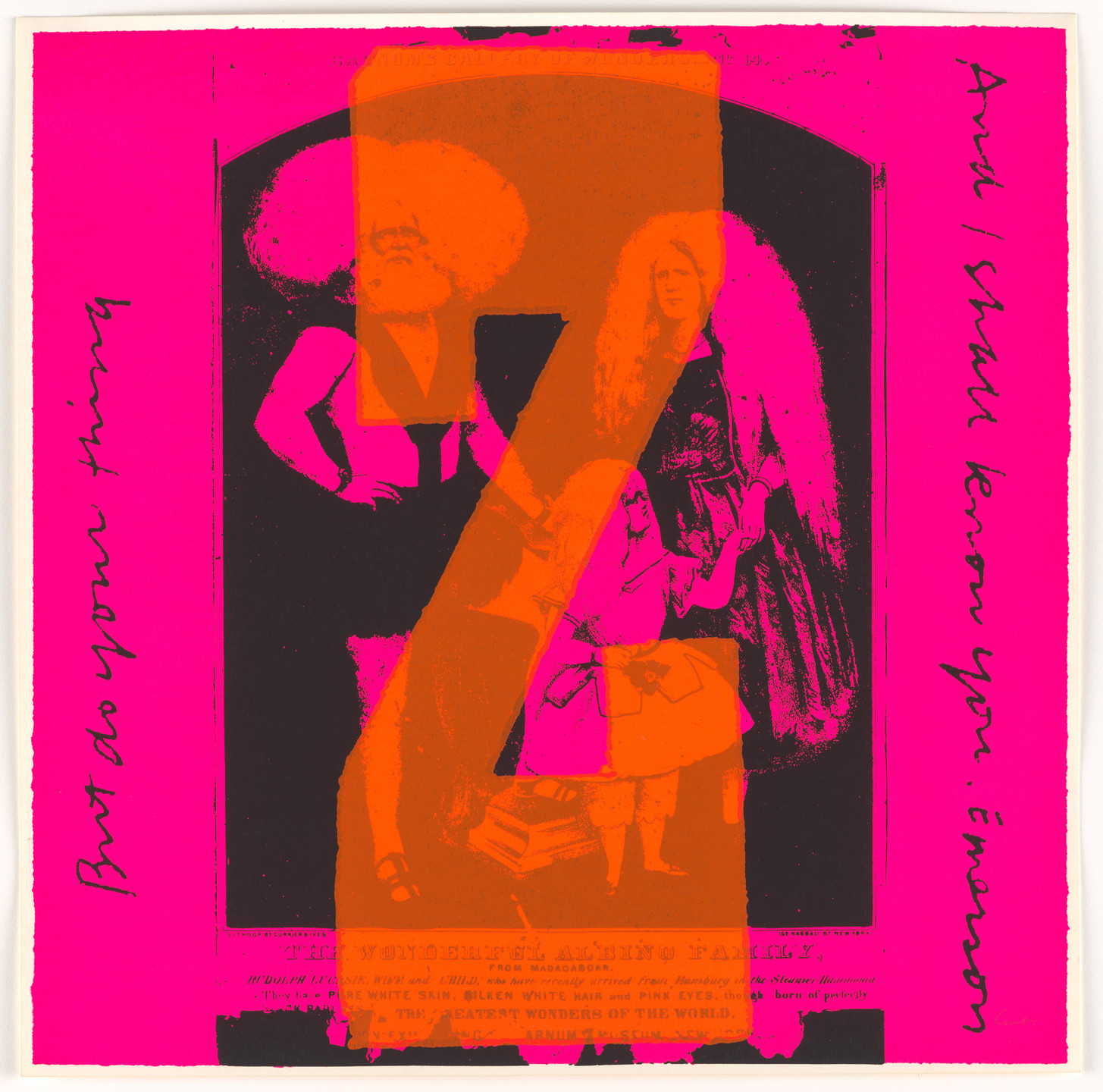 Corita Kent (Sister Mary Corita). Z do your thing from circus alphabet. 1968