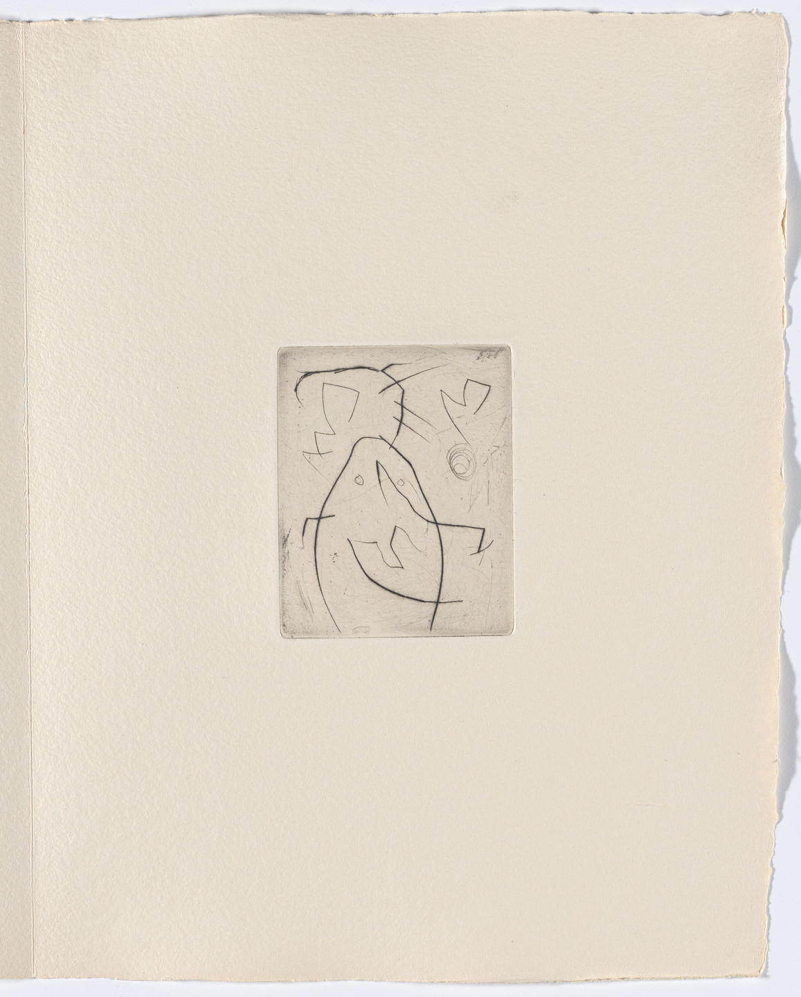 Joan Miró. Plate (folio 8) from Almario. 1982, published 1985