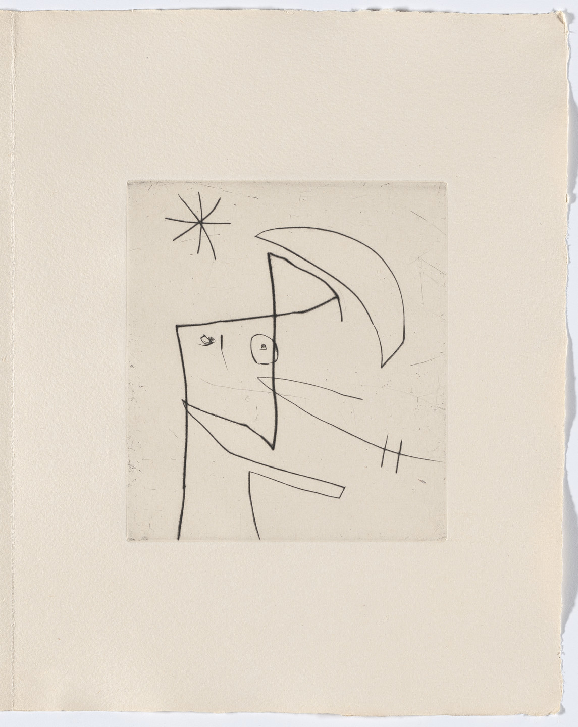 Joan Miró. Plate (folio 34) from Almario. 1982, published 1985