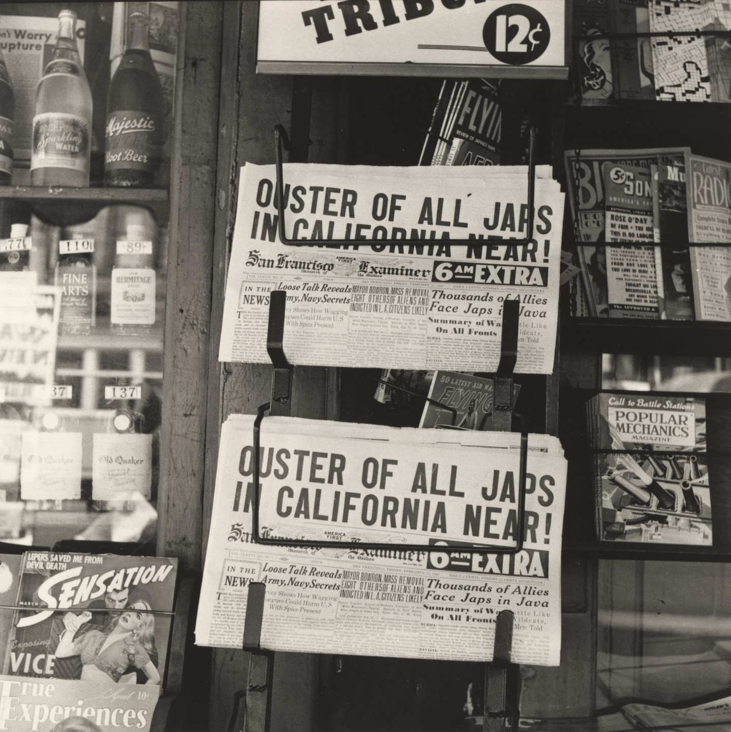 Dorothea Lange. Oakland, California. February 27, 1942