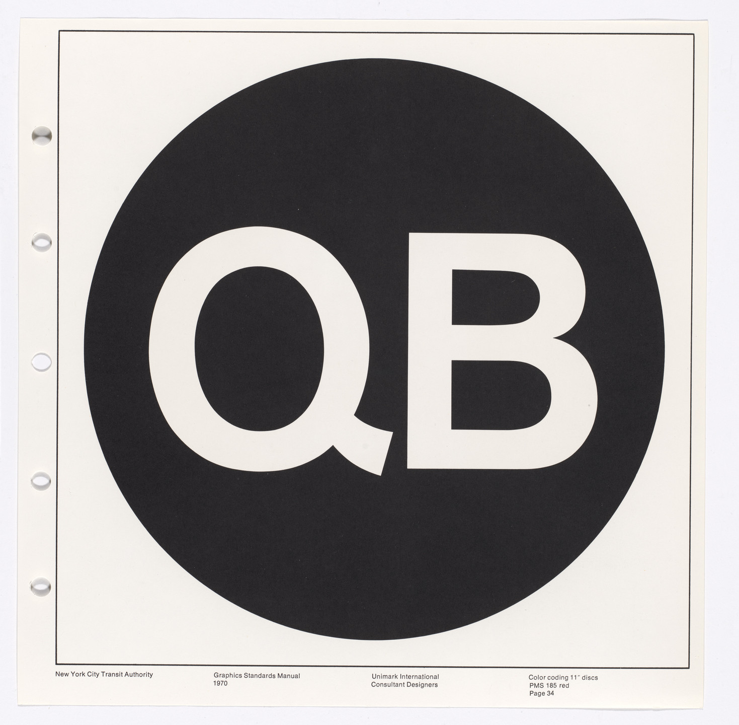 Massimo Vignelli, Bob Noorda, Unimark International Corporation, New York. New York City Transit Authority Graphics Standards Manual. 1966-70