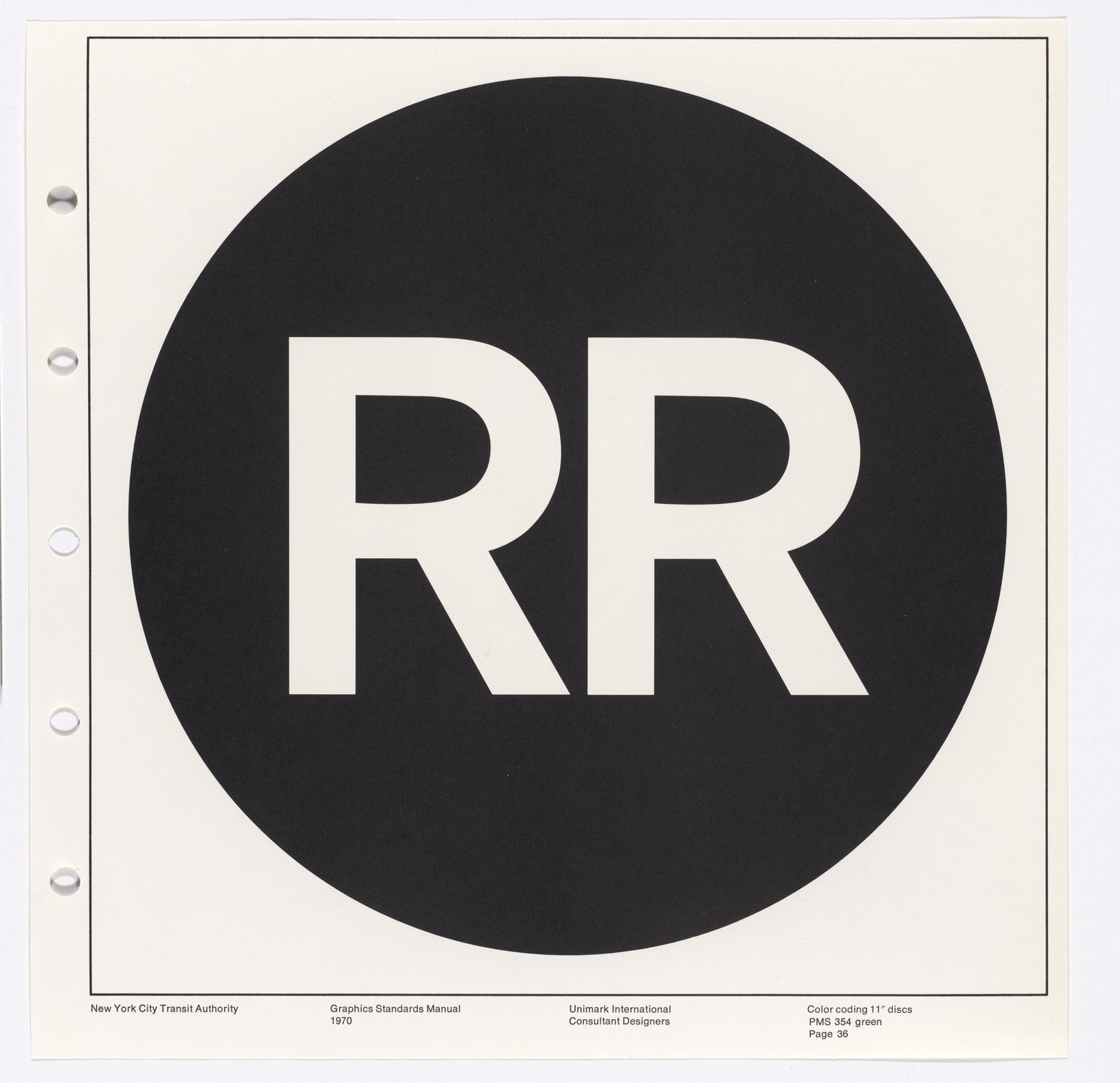 Massimo Vignelli, Bob Noorda, Unimark International Corporation, New York. New York City Transit Authority Graphics Standards Manual. 1966-70