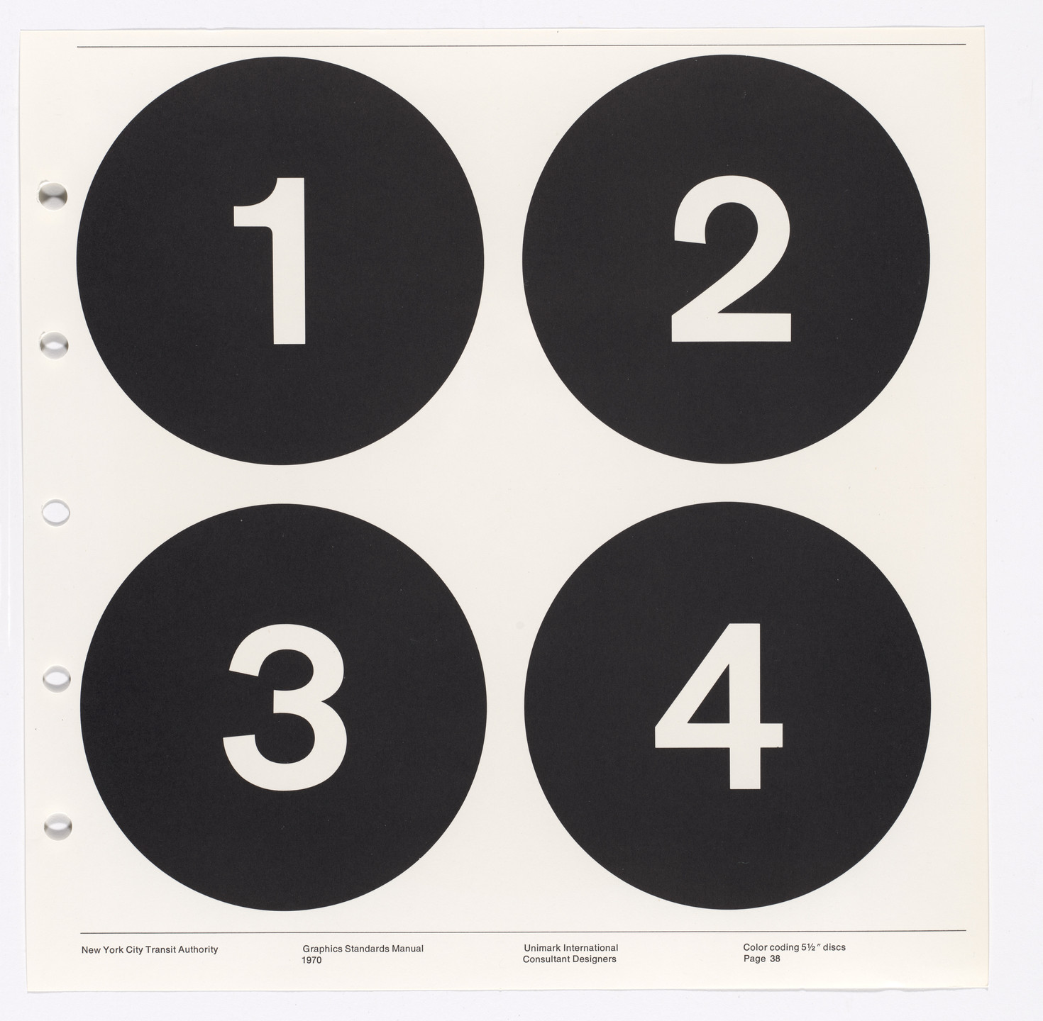 Massimo Vignelli, Bob Noorda, Unimark International Corporation, New York. New York City Transit Authority Graphics Standards Manual. 1966-70