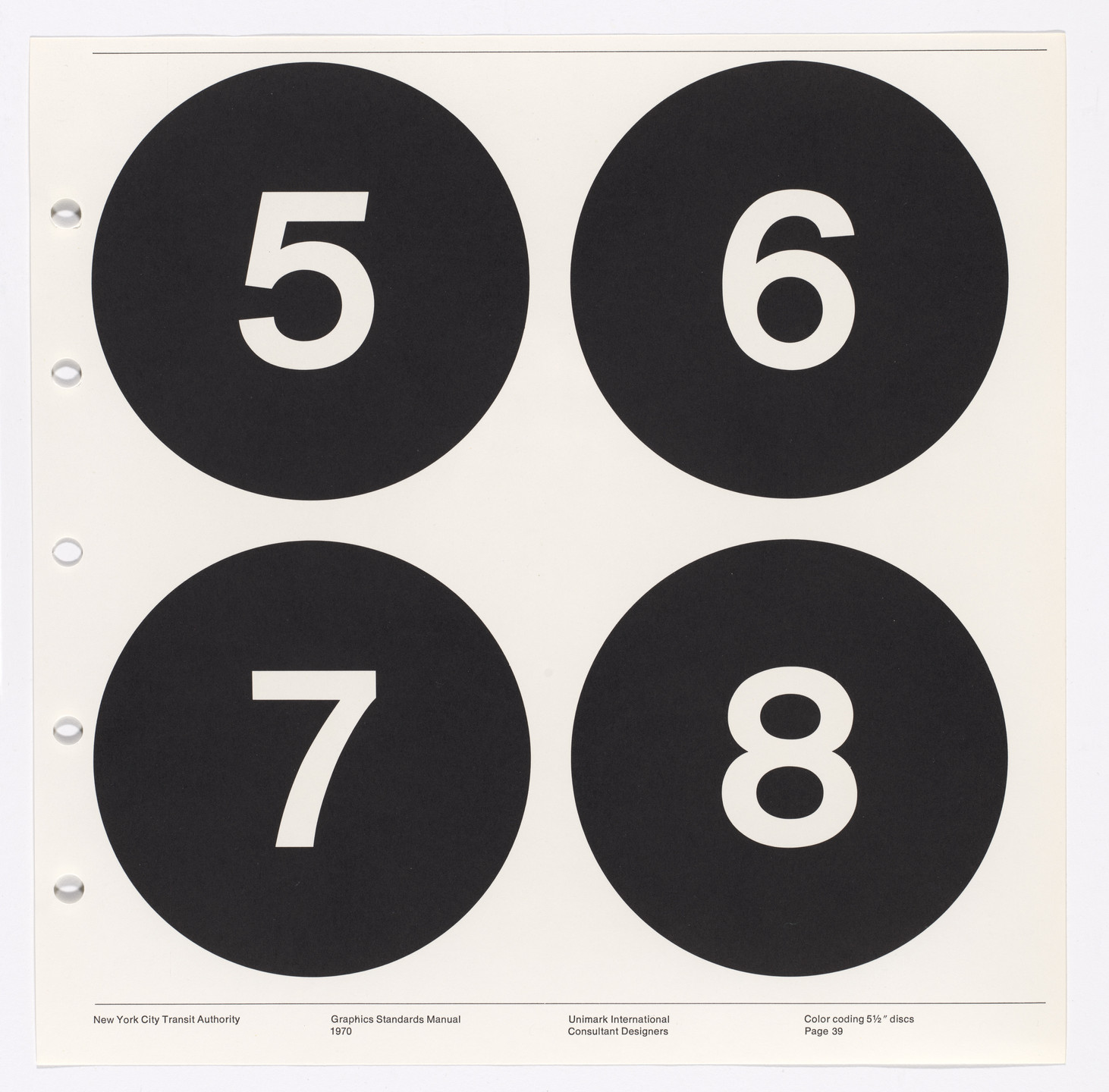 Massimo Vignelli, Bob Noorda, Unimark International Corporation, New York. New York City Transit Authority Graphics Standards Manual. 1966-70