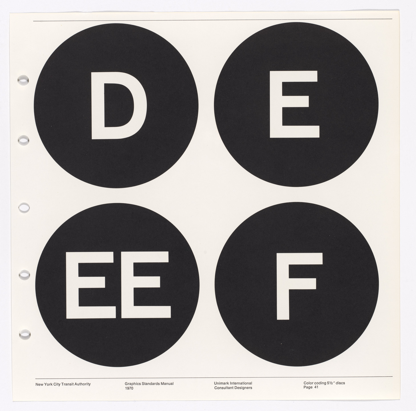 Massimo Vignelli, Bob Noorda, Unimark International Corporation, New York. New York City Transit Authority Graphics Standards Manual. 1966-70