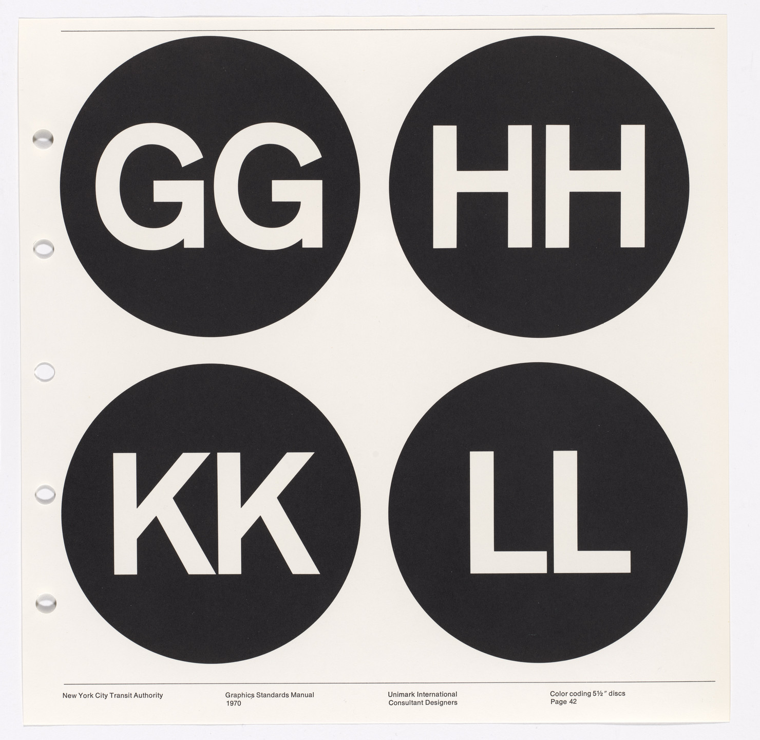 Massimo Vignelli, Bob Noorda, Unimark International Corporation, New York. New York City Transit Authority Graphics Standards Manual. 1966-70