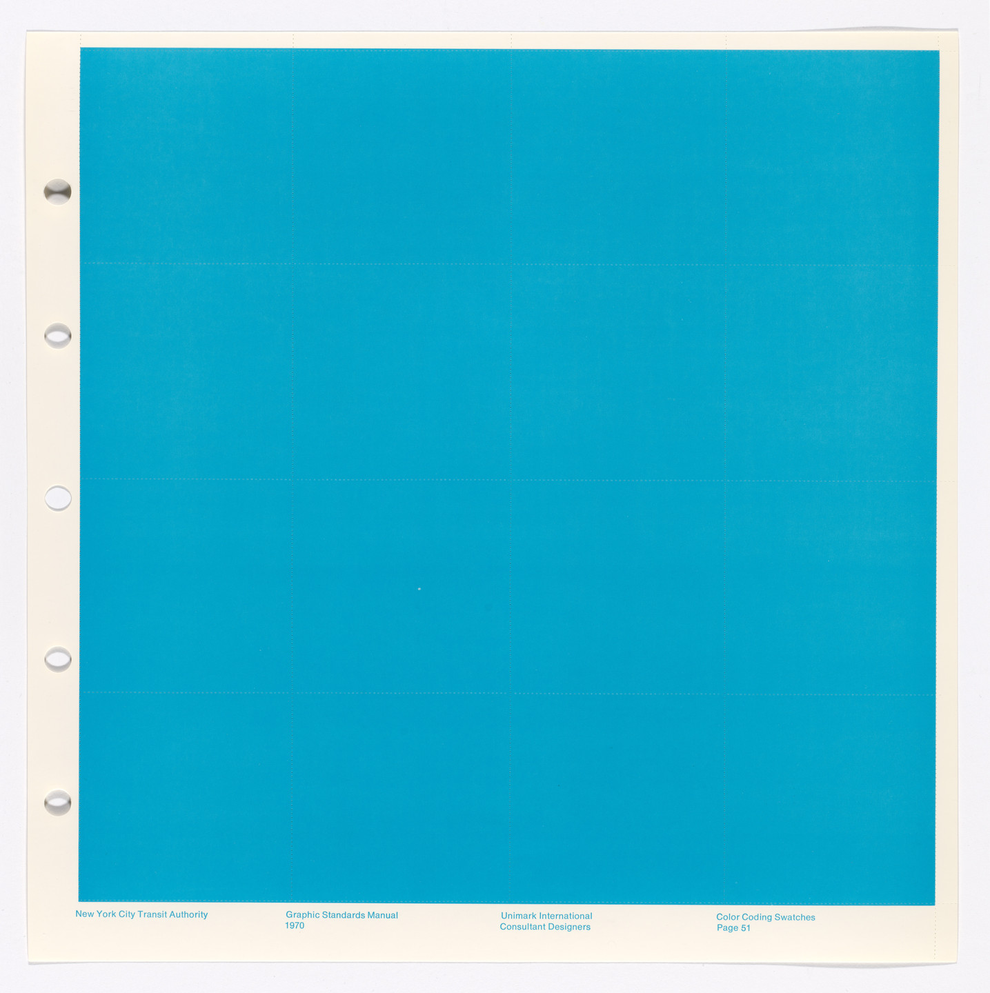 Massimo Vignelli, Bob Noorda, Unimark International Corporation, New York. New York City Transit Authority Graphics Standards Manual. 1966-70