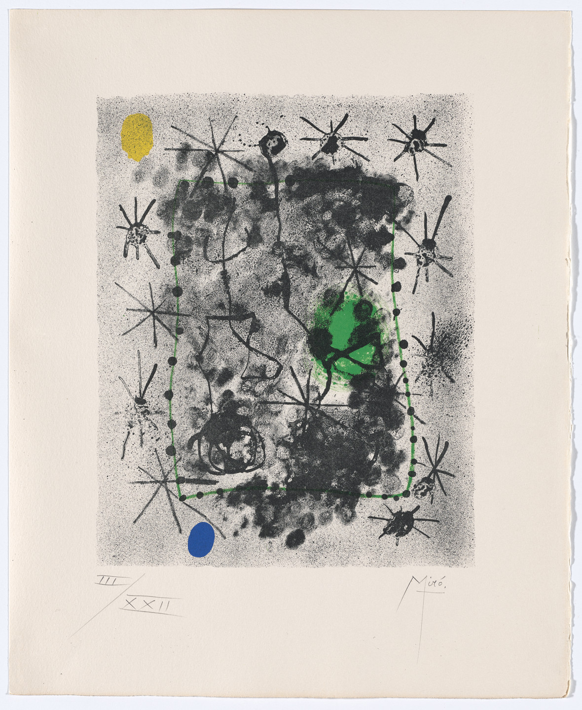 ミロ、HAIR DISHEVELED~CONSTELLATIONS Joan Miró. Constellations. 1959 | MoMA