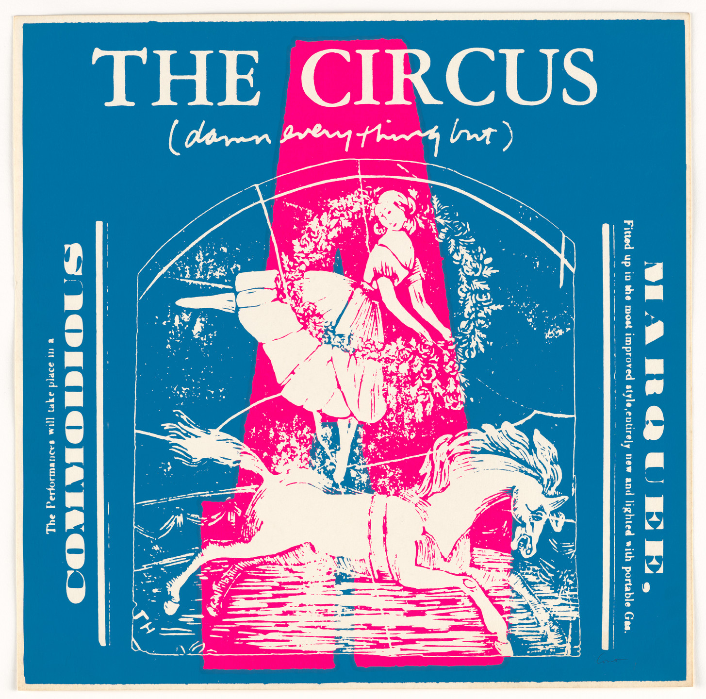 Corita Kent (Sister Mary Corita). A i love that one from circus alphabet. 1968