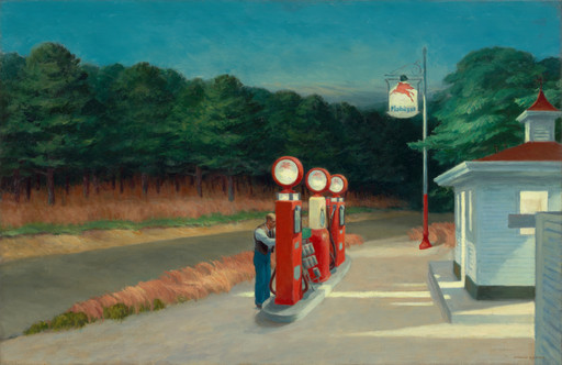 Edward Hopper. Gas. 1940