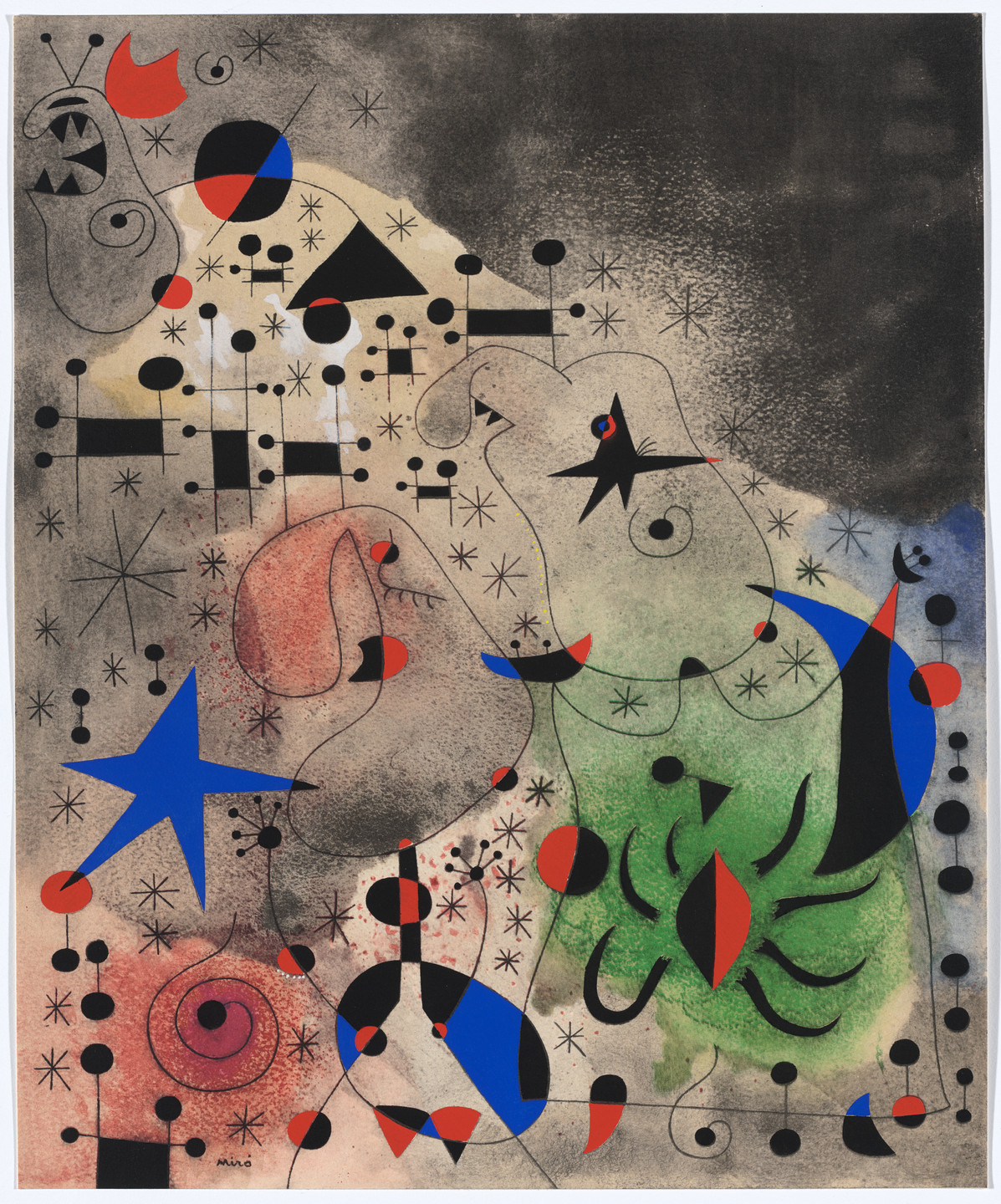 ≪ ミロ ≫ リトグラフ CONSTELLATIONS 1959年 JOAN MIRO