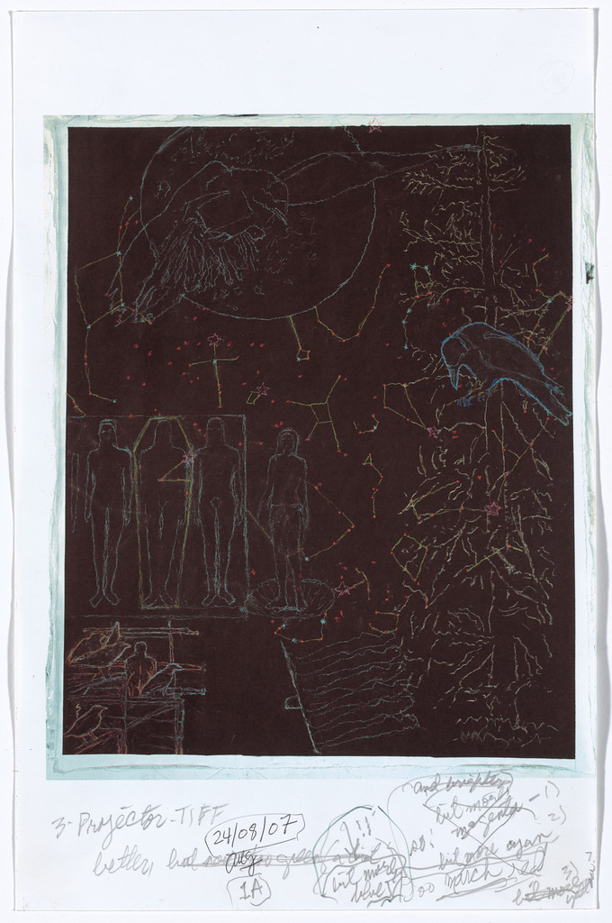 Study for Memorial for an Art World Body (Nevermore)