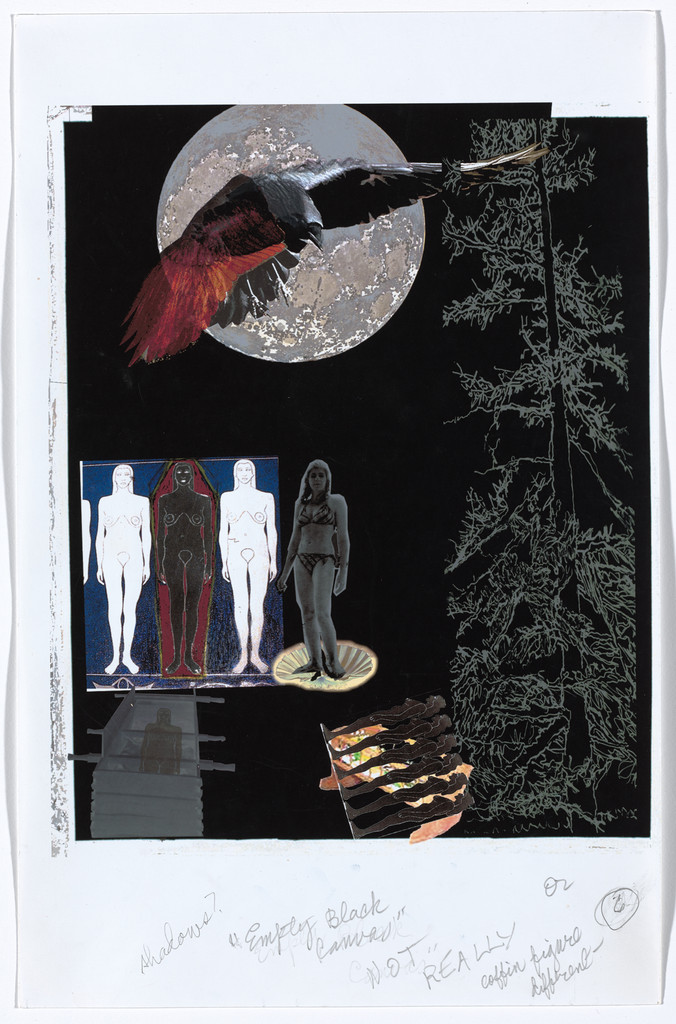 Study for Memorial for an Art World Body (Nevermore)