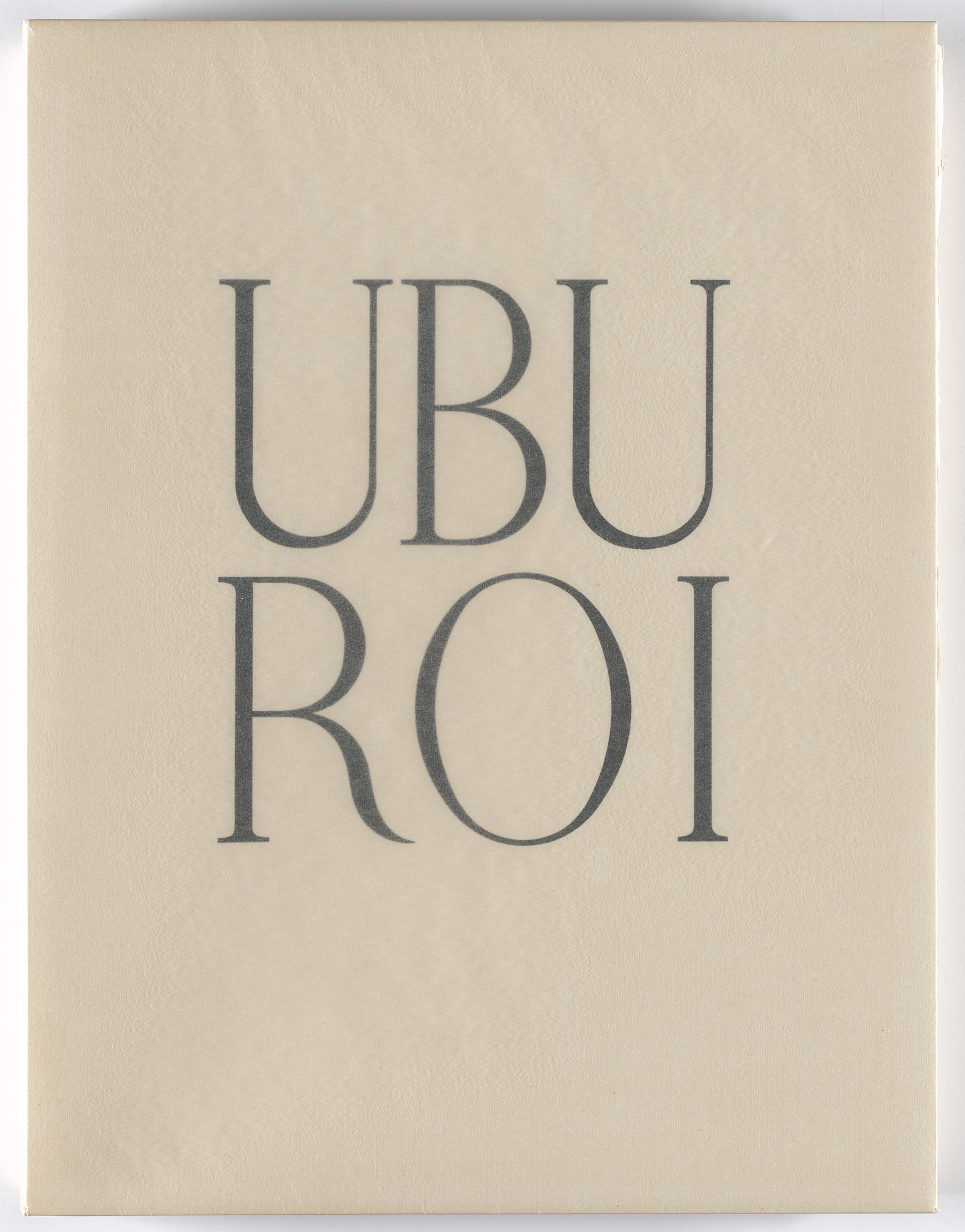 Joan Miró. King Ubu (Ubu Roi)