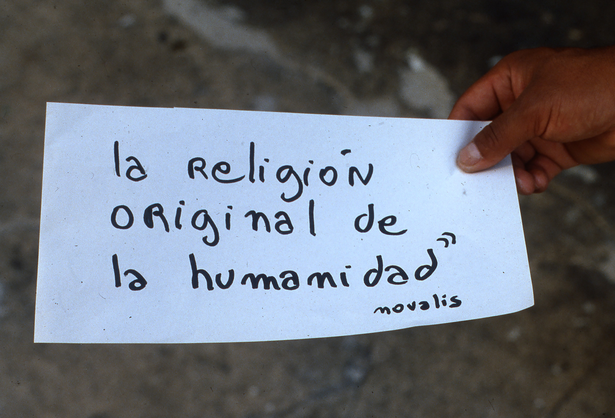 Cecilia Vicuña. What is Poetry to You?. 1980