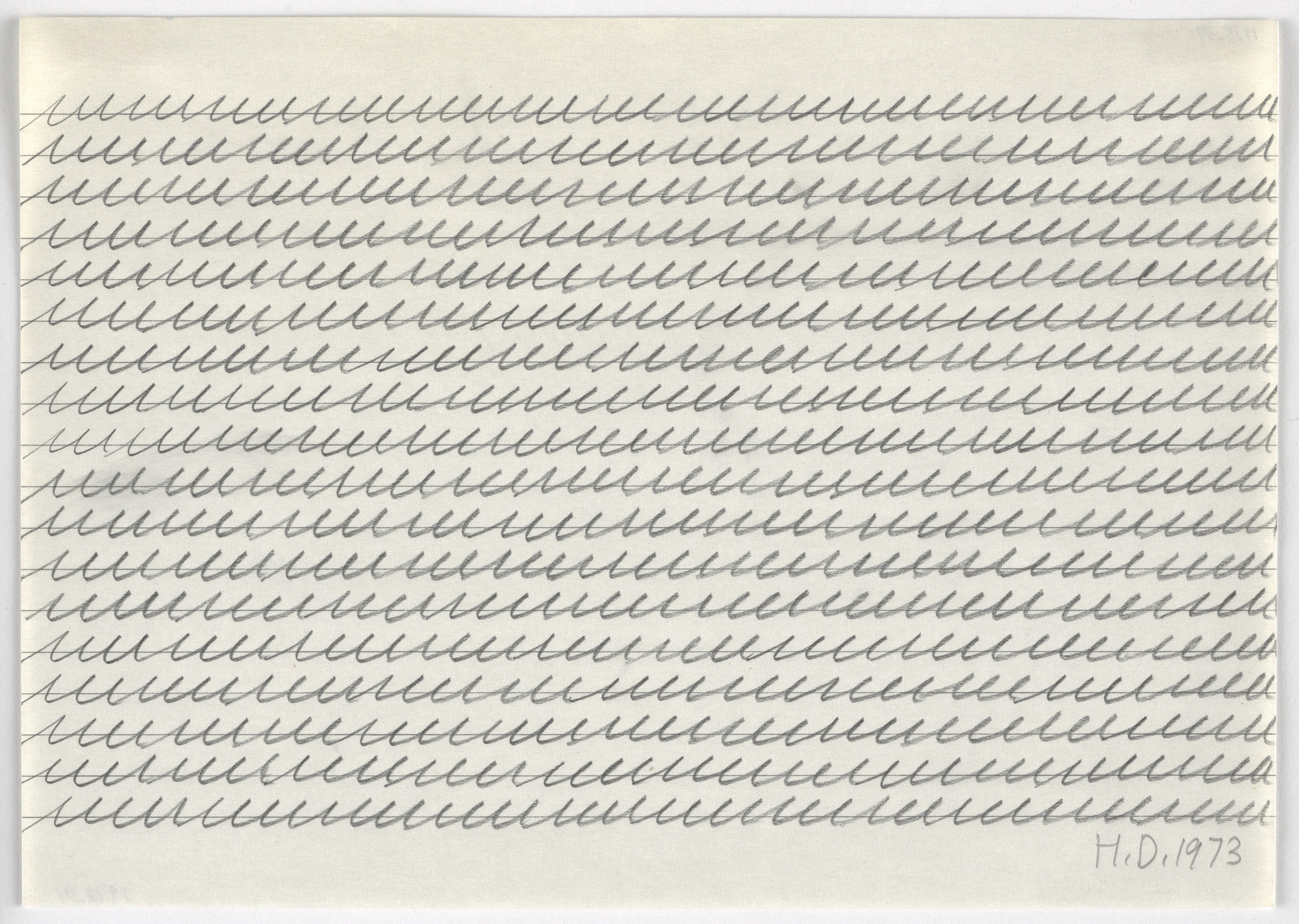 Hanne Darboven. Untitled. 1973 | MoMA