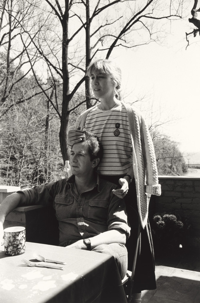 Connie Marks and Leo Rubinfien.  Croton, New York