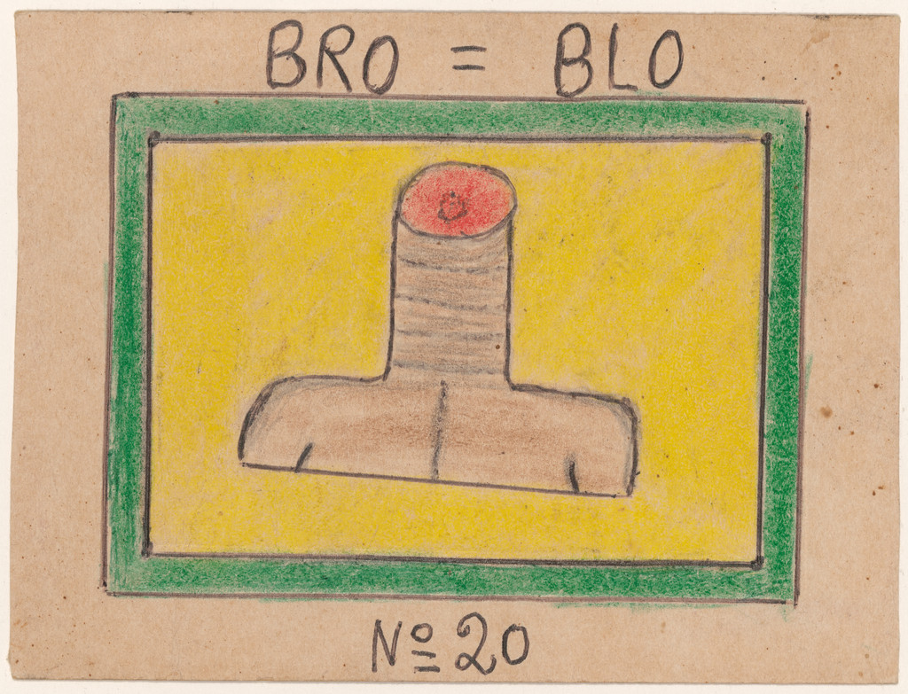 BRO=BLO N° 20 from Alphabet Bété