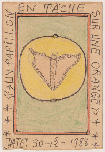 «Papillon en tâche sur une orange» Date: 30-12-1988 from Connaissance du Monde