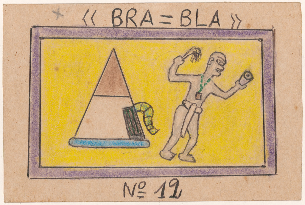«BRA=BLA» N° 12 from Alphabet Bété
