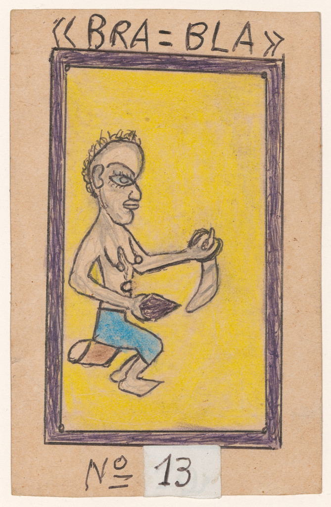 «BRA=BLA» N° 13 from Alphabet Bété