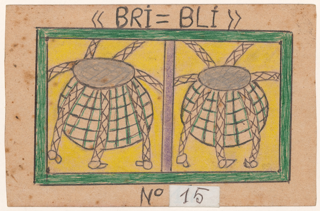 «BRI=BLI» N° 15 from Alphabet Bété
