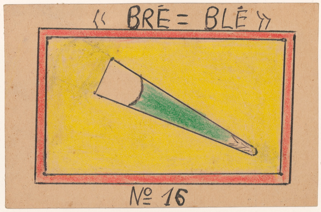 «BRÉ=BLÉ» N° 16 from Alphabet Bété