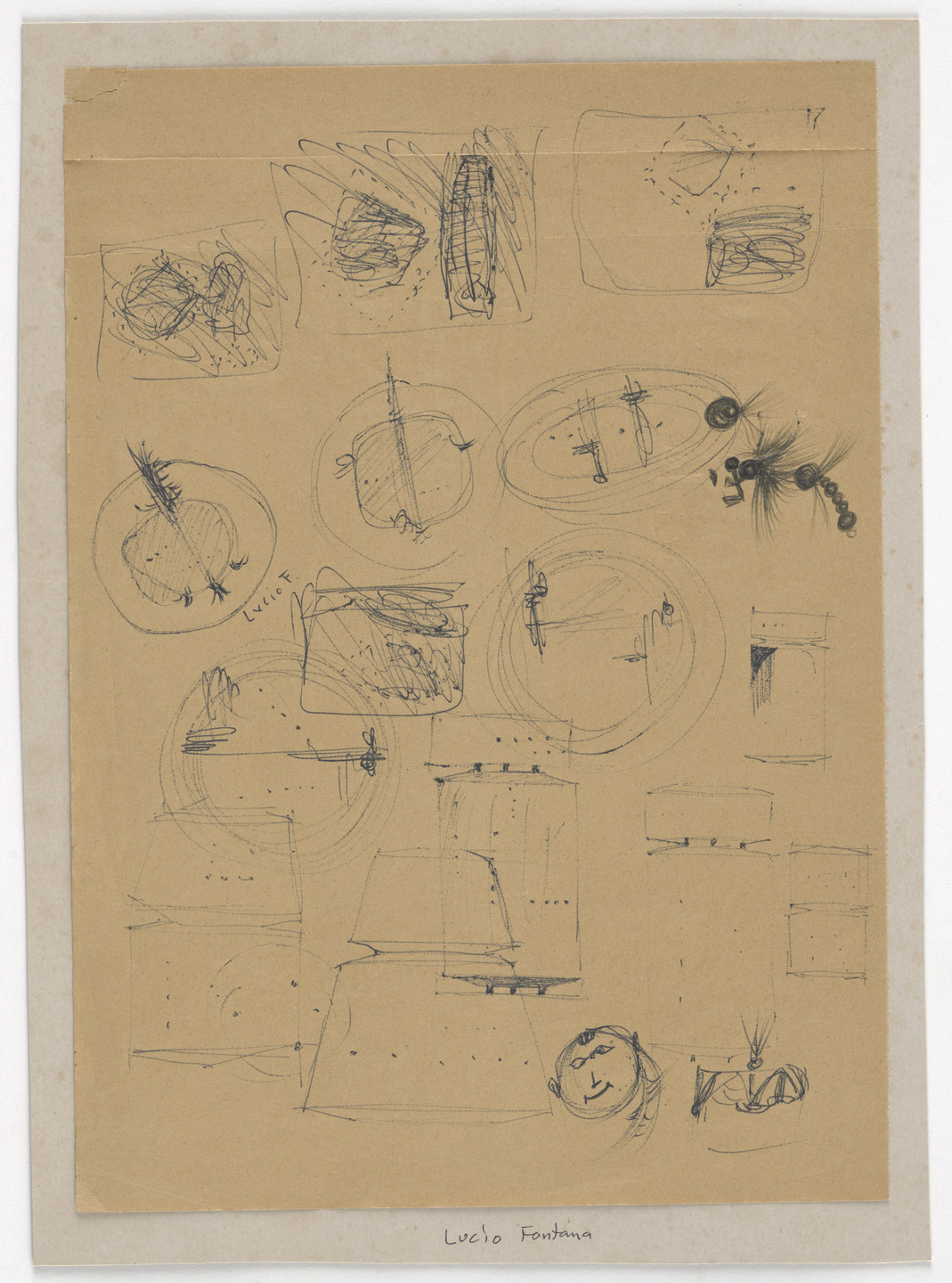Lucio Fontana. Studi Vari. 1958