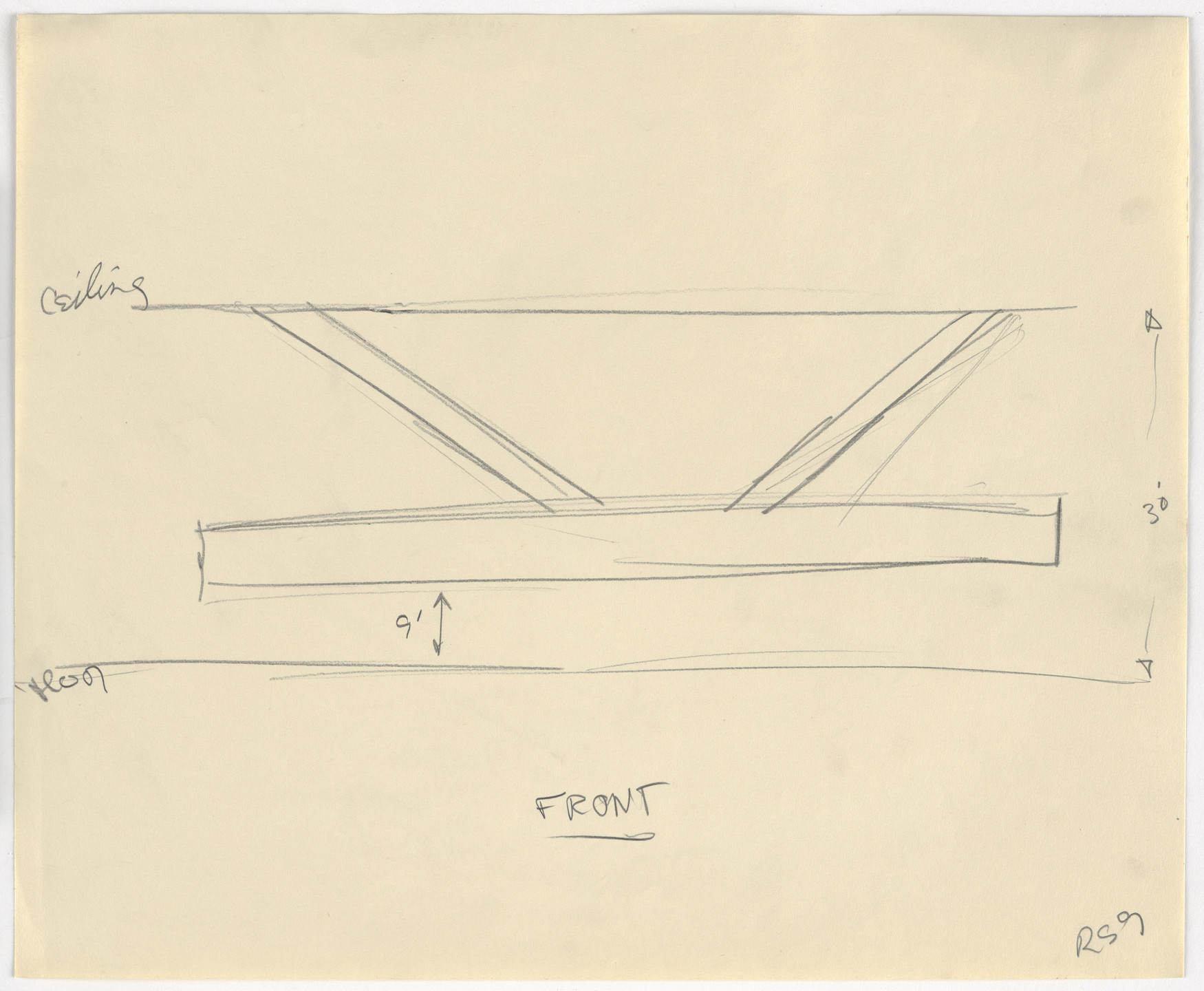 Robert Grosvenor. Untitled. 1967