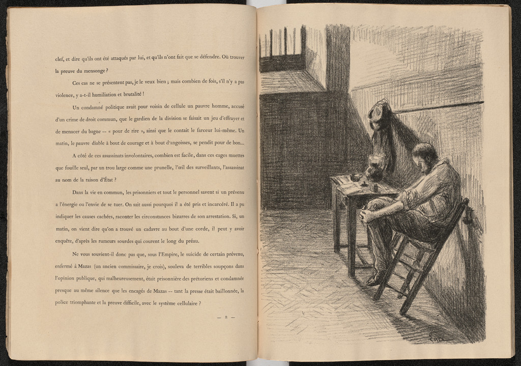 Plate (facing page 8) from Mazas