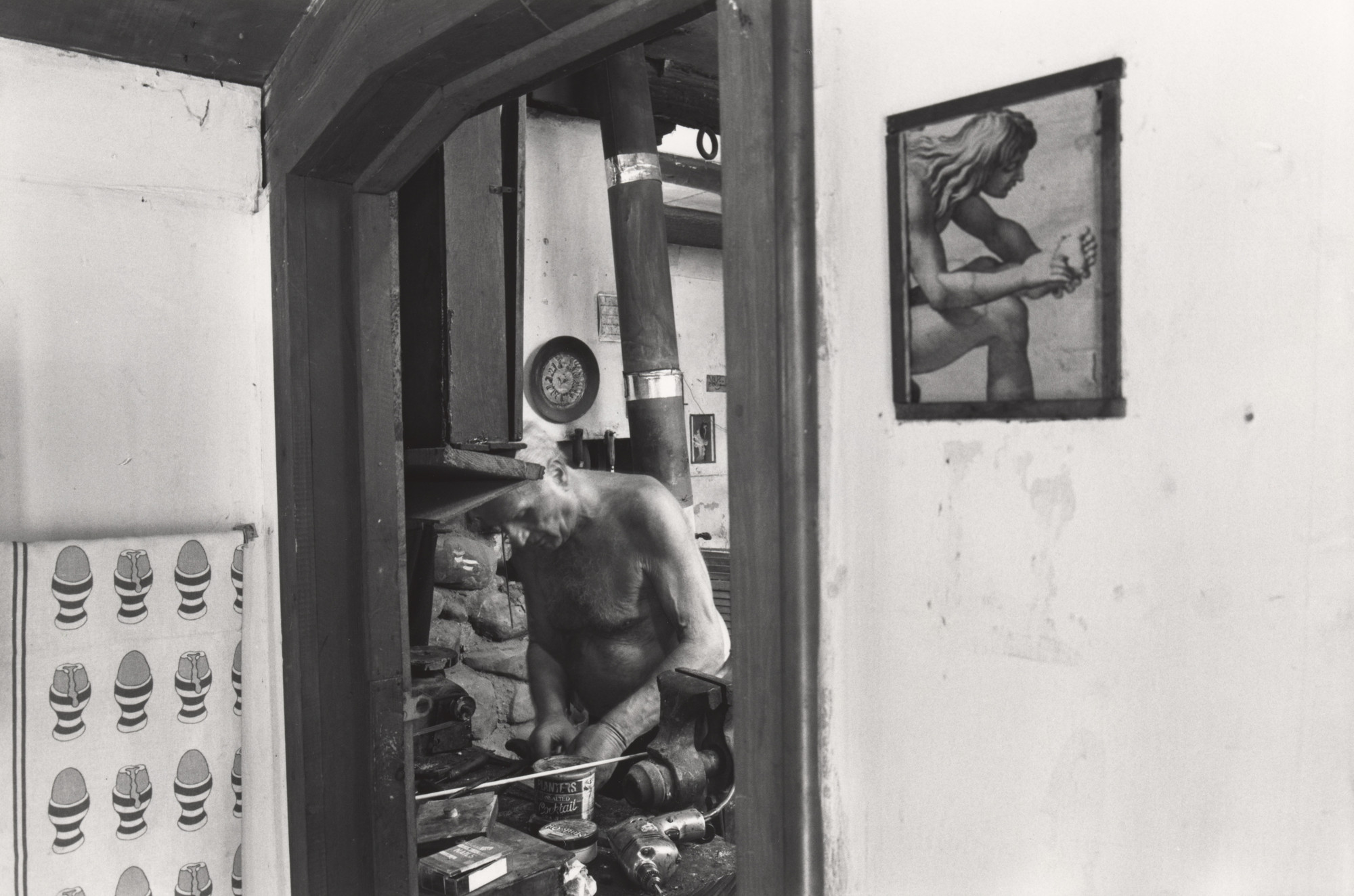 Lee Friedlander. Raoul Hague. Woodstock, New York. 1983