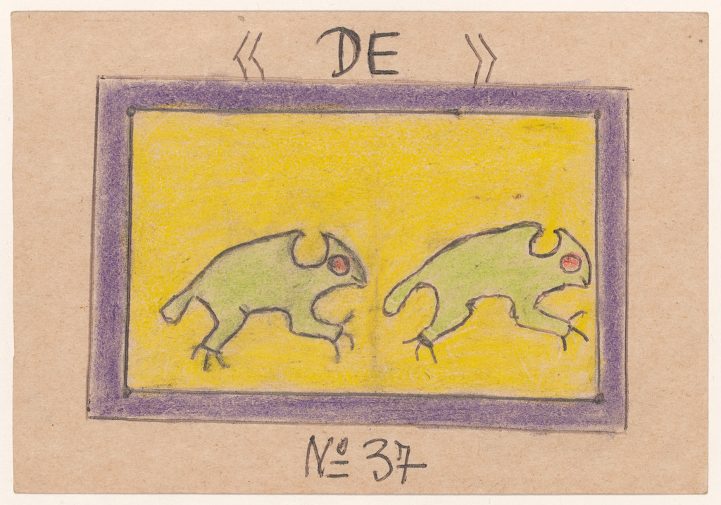 «DE» N° 37 from Alphabet Bété