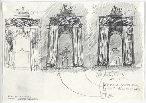 Krzysztof Wodiczko. Arco de la Victoria. 1990–91