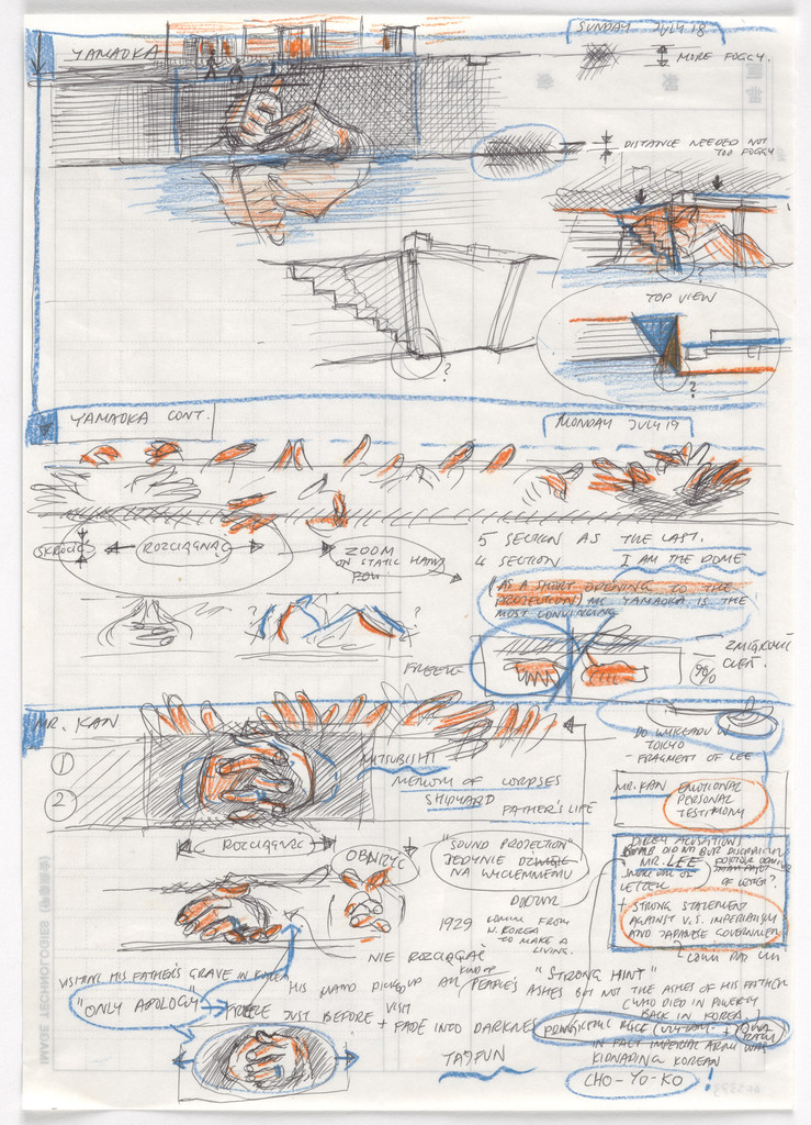 Studies for Hiroshima Projection