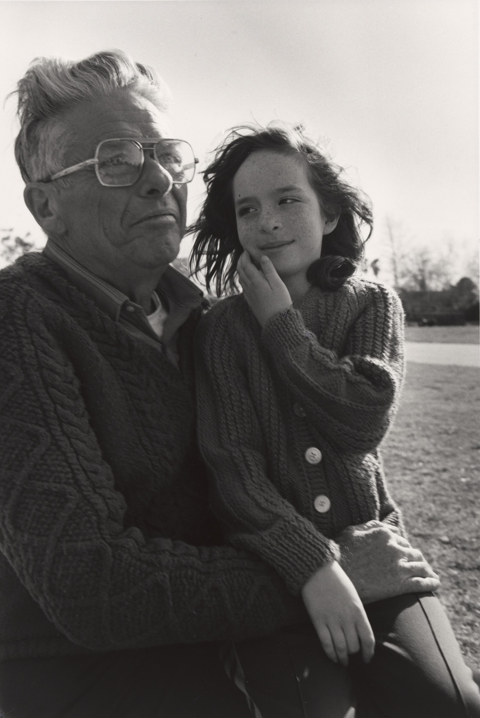 Lee Friedlander. Garry and Melissa Winogrand. Los Angeles, California. 1984