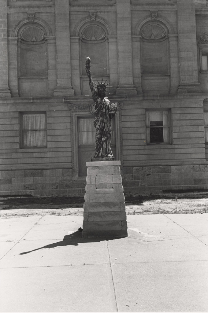 A Boy Scout Statue of Liberty. Madison, Indiana
