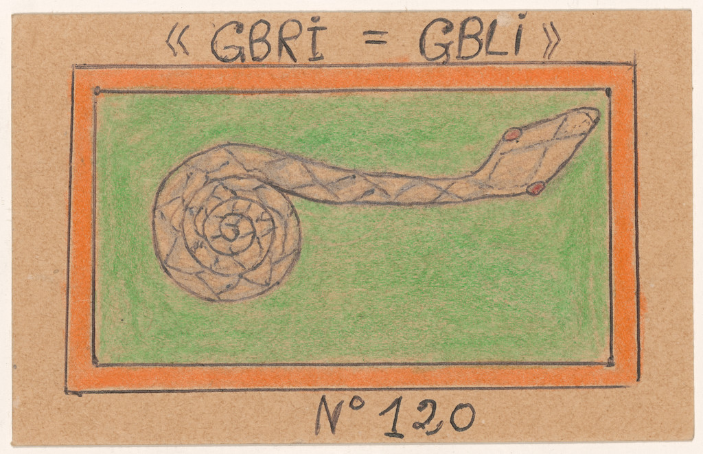 «GBRI=GBLI» N° 120 from Alphabet Bété