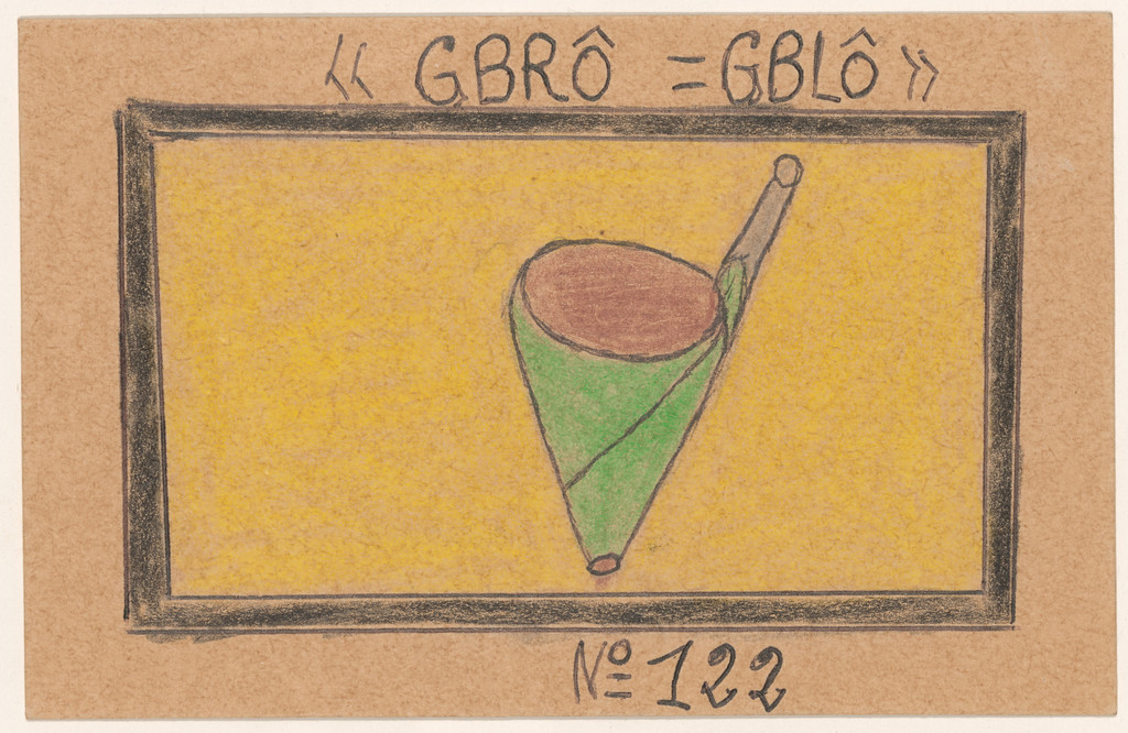 «GBRÔ=GBLÔ» N° 122 from Alphabet Bété