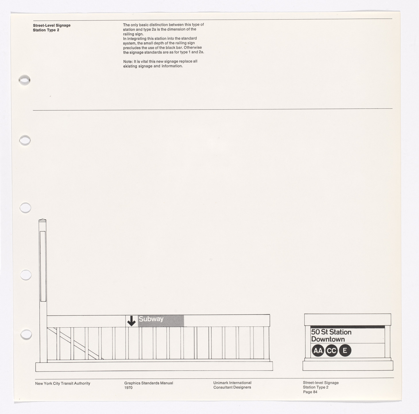 Massimo Vignelli, Bob Noorda, Unimark International Corporation, New York. New York City Transit Authority Graphics Standards Manual. 1966-70