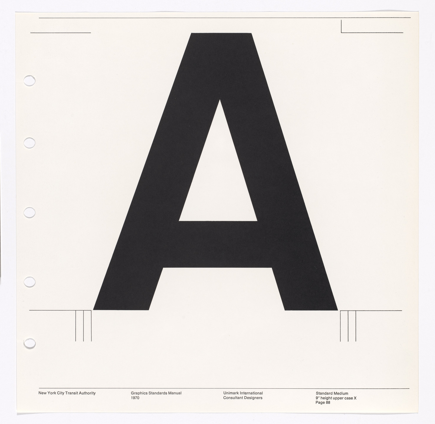Massimo Vignelli, Bob Noorda, Unimark International Corporation, New York. New York City Transit Authority Graphics Standards Manual. 1966-70