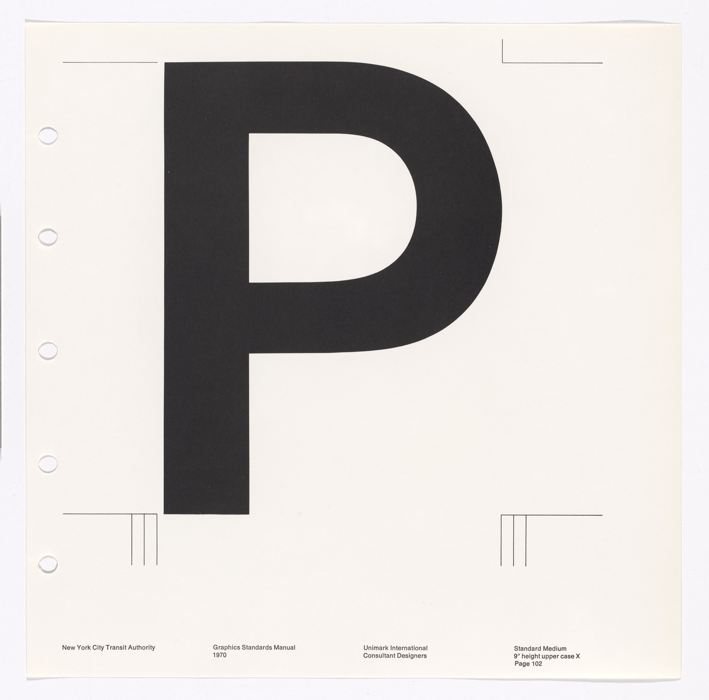 Massimo Vignelli, Bob Noorda, Unimark International Corporation, New York. New York City Transit Authority Graphics Standards Manual. 1966-70