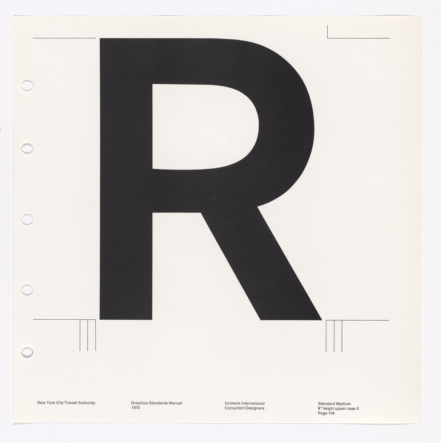 Massimo Vignelli, Bob Noorda, Unimark International Corporation, New York. New York City Transit Authority Graphics Standards Manual. 1966-70