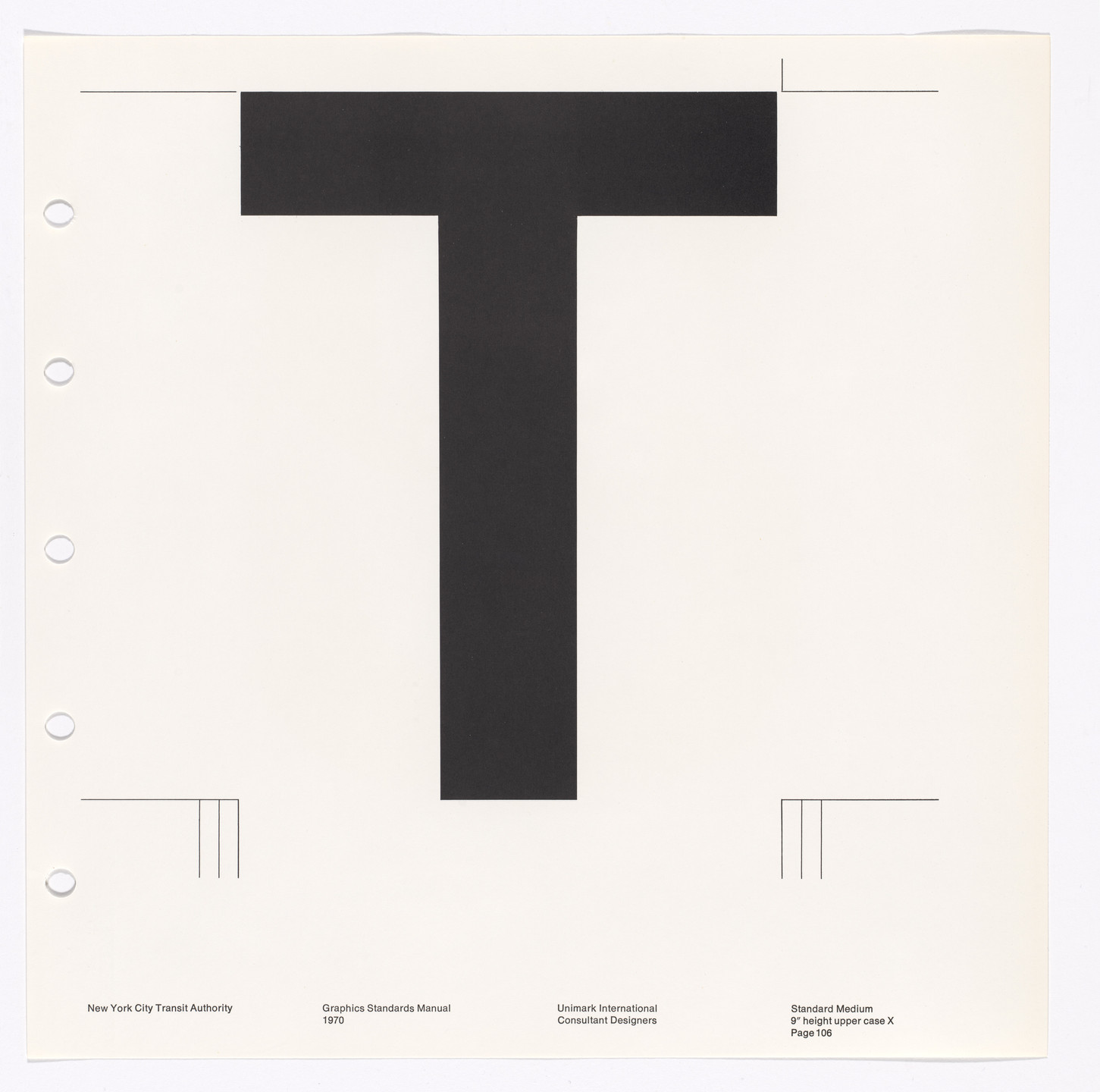 Massimo Vignelli, Bob Noorda, Unimark International Corporation, New York. New York City Transit Authority Graphics Standards Manual. 1966-70