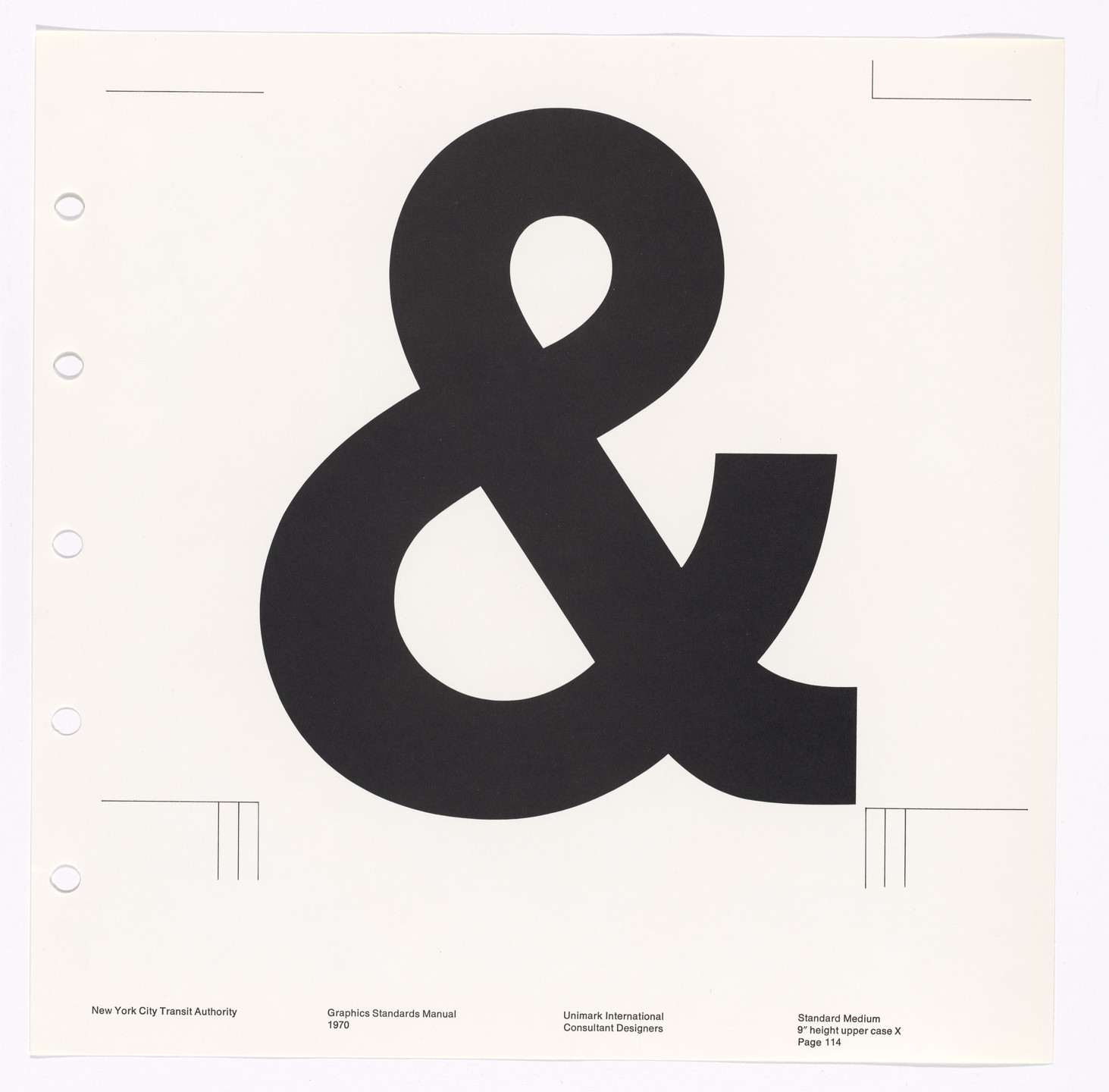 Massimo Vignelli, Bob Noorda, Unimark International Corporation, New York. New York City Transit Authority Graphics Standards Manual. 1966-70